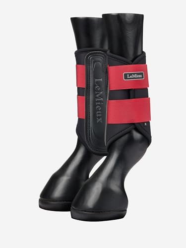 LeMieux Carbon Mesh Wrap Support Horse Boots - Protective Gear and Training Equipment - Equine Boots, Wraps & Accessories - color: Chilli