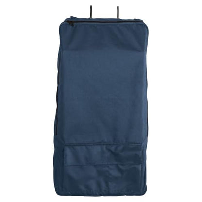 Schneiders 3 Hook Portable Tack Rack Case II | 600 Denier Polyester with Teflon Coating | Holds Halters & Bridles for Shows - color: Navy