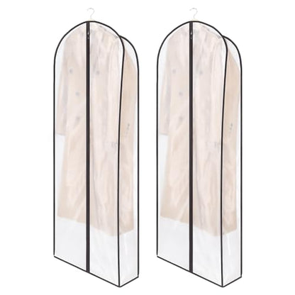 Zilink Fur Coat Storage Bags Dress Bags for Gowns Long 60 in, 2 Pack - size: 60"-2pcs