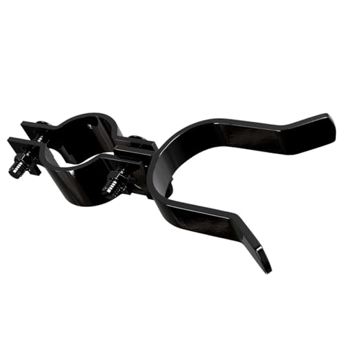 1-5/8" x 1-3/8" Chain Link Fence Gate Fork Latch - Fence Gate Latch - Galvanized Fence Gate Latch with Hole for Padlock, Chain Link Gate Latch (Black, 1-5/8" x 1-3/8") - color: Black, size: 1-5/8" x 1-3/8"