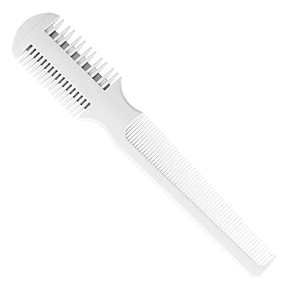 2 in 1 Pet Hair Cutting Combs Razor Comb Thinning with 5 Blades | Hair Cutter Comb for Removing Tangles, Knots and Loose Hair