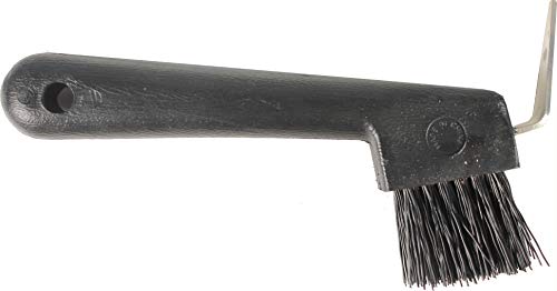 Partrade P Hoof Pick with Brush - color: Black