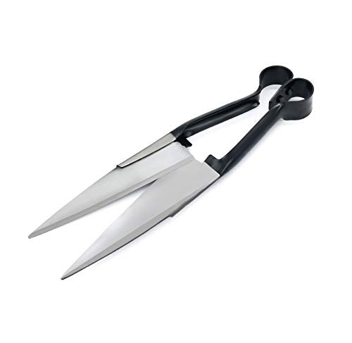 Sheep Shear Grass Shear Alpaca Shears R Shaped Design For Large Thick-Haired Animal Grooming (Black) - color: Black