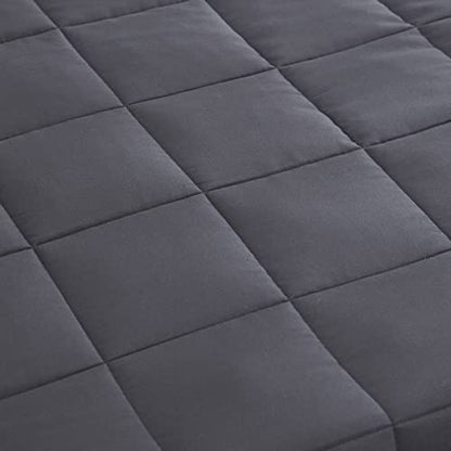 L'AGRATY Weighted Blanket - 36"x48" 5lbs Microfiber Material with Glass Beads Small Blanket for All-Season Summer Fall Winter Soft Thick - color: 01-dark Grey, size: 36" x 48" | 5lbs