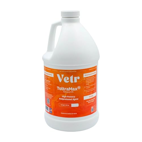 Toltrazuril 5.0% for Horses, Dogs, Cats, 1/2 Gallon, for Non-Food Chain Animals - size: 5.0% Strength | 1/2 Gallon