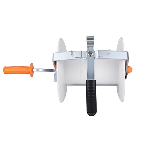Extended 3:1 Geared Electric Fencing Reel, Electric Fence Wire Reel - size: extended electric fence reel