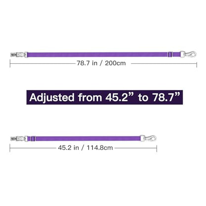 Cross Ties for Horse, Heavy Duty Nylon Trailer Tie - color: Purple