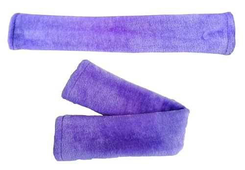 Majestic Ally Mink Fleece Girth/Cinch Cover, Soft Plush for Horse Riding Comfort, Breathable, Moisture-Wicking - color: Lilac