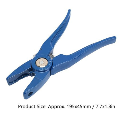 Universal Livestock Ear Tag Applicator Premium Aluminum Ear Tag Pliers Puncher for Cattle Sheep Goat Pig