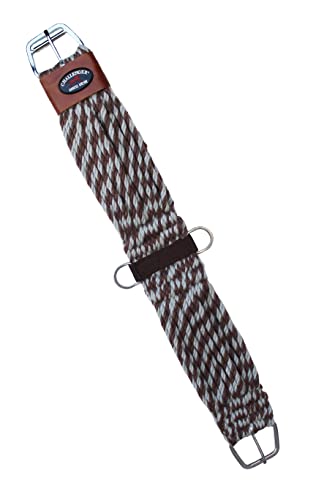 Horse Western 27 Strand Double Weave Two-Tone Mohair Straight Cinch 97RT18 - size: 32"