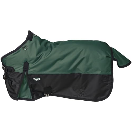 Tough 1 600D Waterproof Poly Miniature Turnout Blanket - color: Hunter Green, size: 42"