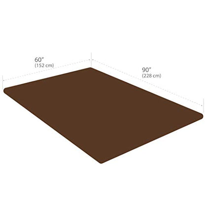 EARTHLITE Premium Fleece Blanket – Extra Soft Brushed Micro-Fleece, Reversible, Machine-Washable, Massage Table Blanket/Bed Blanket (60" x 90") - color: Espresso