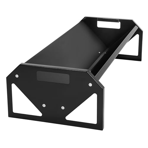 Livestock Feeding Trough 22 Gallon Capacity 45" Hay Feeder Heavy - color: Black