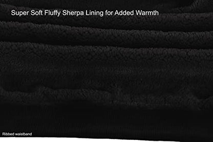 Gioberti Men's Soft Heavyweight Sherpa Lined Fleece Hoodie Jacket - color: Black B, size: Small