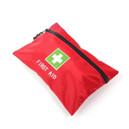 Red Emergency Bag First Aid Small Empty Travel Rescue Pouch First Responder Storage Medicine Pocket Bags for Car Home Office Kitchen Sport Ourdoors Bag Only (6x4.3) - style: 6x4.3inch