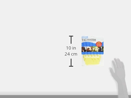 ALLFLEX USA GLF/GSMY 115451 Ear Tag, Blank, Yellow, Large