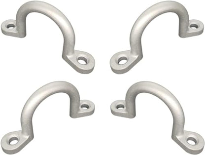 2" I.D. Aluminum Bolt On Tie Loop Horse Trailer Rope Lashing Tie Down Ring