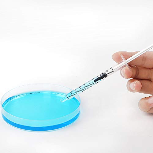 120pcs 1ml Syringes with Caps Luer Slip Tip Without Needles