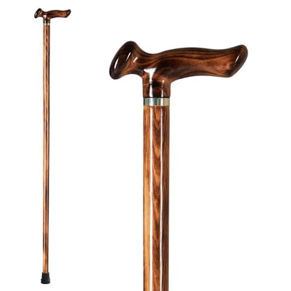 GUYUE Wooden Canes,Solid Wood Walking Sticks, Gentleman Canes,Ideal Gift | GUYUE Handmade Wooden Walking Cane for Men and Women Ergonomic Wood Cane - size: 33" (for 5'2" to 5'4")