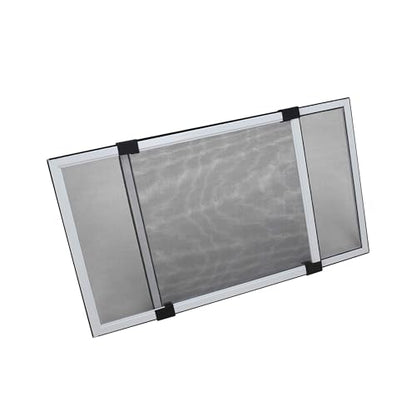FLYZZZ Expandable Window Screen Large Adjustable Window Screens 19.8''H X 28-52‘’W 5 Pack Replacement Window Screen for Window - color: 5 Packs, size: 19.68 Inches High By 28-52 Inches Wide