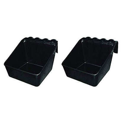 Little Giant 50 Pound Plastic Universal Livestock Block Holder and Feeder (2 Pack) - size: 2 Pack