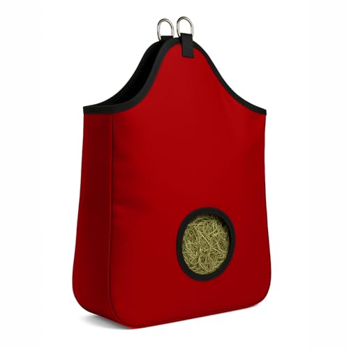 AJ Tack Hay Bag, 600D PVC Nylon, 2-Flake, 7 in Opening Royal Blue - color: Royal Blue