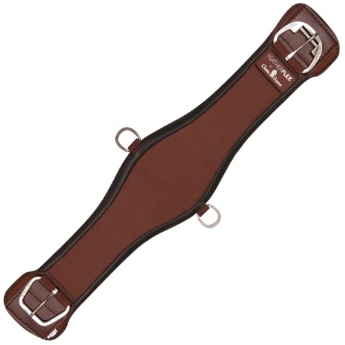 Classic Equine Feather Flex Roper Cinch - color: Brown, size: 30