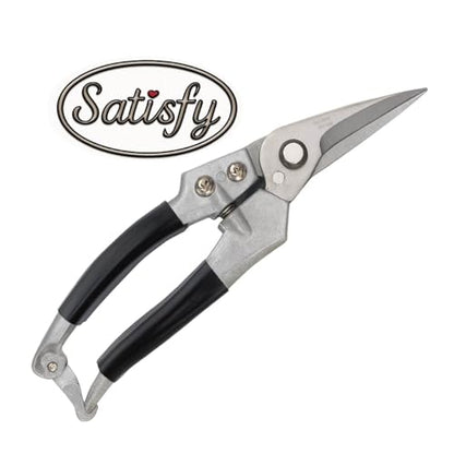 Goat Hoof Trimmers and Farrier Shears – Versatile Hoof, Wire, and Pipe Cutting Tool for Livestock – Silver (2pack) - style: Silver-Black-2pack