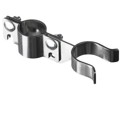 Heavy Duty Stainless Steel 1-3/8" x 1-3/8" Chain Link Fence Gate Fork Latch with Hole for Padlock（Fit 1 3/8" Gate Frame） 1Pack - size: 1-3/8''x1-3/8''-1P