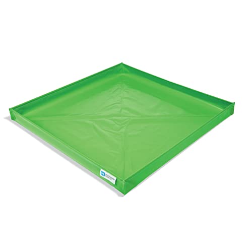 PIG Containment Tray - Collapsible Utility Tray - 48” W x 48” L x 4.75” H - PM50786 - size: 48" x 48" x 4.8"