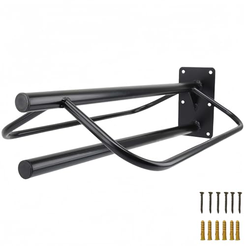 Saddle Rack 23.8 x 12.6 x 7.5 in Heavy Duty Wall Mounted Saddles Stand Portable Saddle Holder with One Pad Bar Suitable for English Western Horse Blanket Stall Barn Trailer Tack Room - style: One Pad Bar