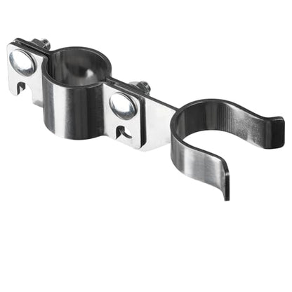 Heavy Duty Stainless Steel 1-3/8" x 1-3/8" Chain Link Fence Gate Fork Latch with Hole for Padlock（Fit 1 3/8" Gate Frame） 2Pack - size: 1-3/8''x1-3/8''-2P