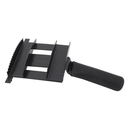 Heavy Duty Livestock Grooming Brush, Dual Sided with Massage Itch Relief Function, Professional Shedding Comb, ABS Iron
