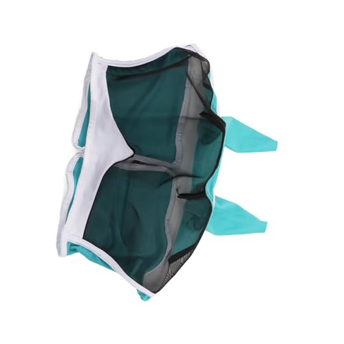 Shires Fly Guard Deluxe Fly Mask with Ears & Nose (Green, Extra Full)