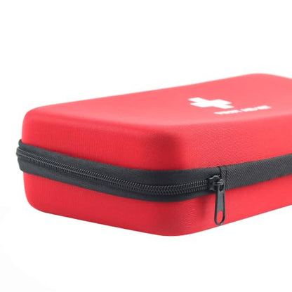 First Aid Hard Case Empty First Aid Hard Emergency Case Bags EVA Red Medical Bag for Home Health Office Car Camping Outdoors First Responder (Red W) - color: Red W