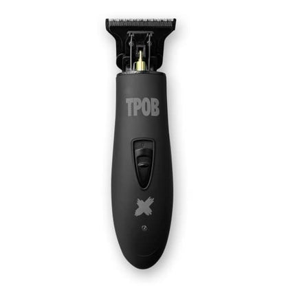 TPOB Slime 2 Barber Hair Clippers Trimmer Shaver Set for Men with Matte case and X Fade Blade (Black Pack) - color: Black Pack