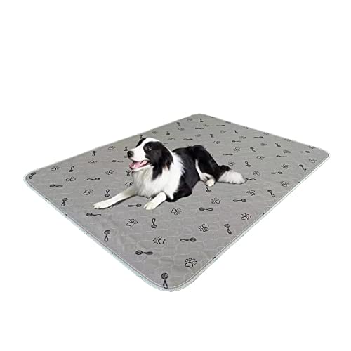 Peepeego 2Pack Pee Pads Washable 36”x48 +Free Dog Comb, Waterproof Rugs Non Slip - size: 2Pack 36x48