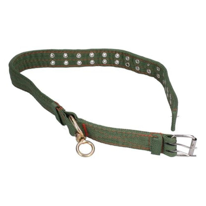 Canvas Cattle Collar, Adjustable Farm Animal Neck Strap with Metal Pin Buckle, Dark Green, S/M/L Size Options(S) - size: S