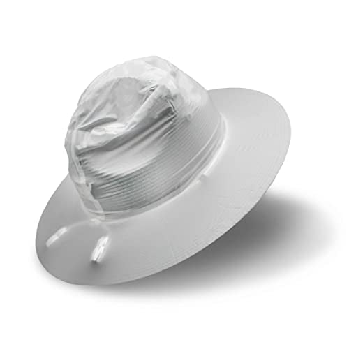 Phillips Brush Reusable Rain Cap Protective Hat Cover & Carrying Bag - color: Clear, size: Small