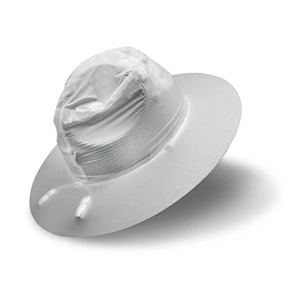 Phillips Brush Reusable Rain Cap Protective Hat Cover & Carrying Bag - color: Clear, size: Small