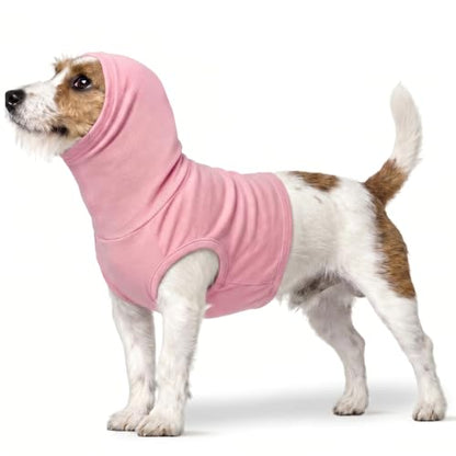 ROZKITCH Cat Neck Cover, Neck Wound Cover Bandage Cat Suit Cover-Neck | Stop Pet Scratching Sore Spots CherryPink S - color: CherryPink, size: S(Chest: 16.9")