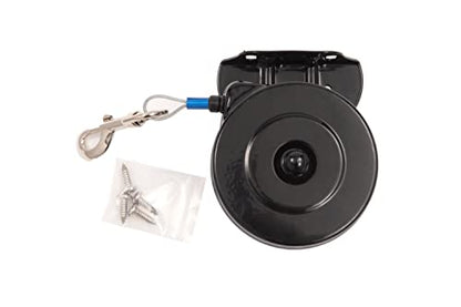Lixit® Bracket Mount and Stake Retractable Leash Tie Outs for Dogs (Medium (Pack of 1), Bracket) - size: Medium
