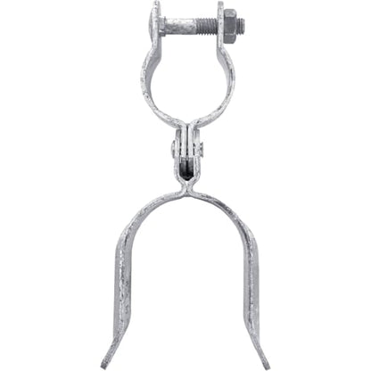 Heavy Duty Fork Latch (Bolt in) 1-5/8" x 2-3/8" Galvanized Pressed Steel - color: GALVANIZED, size: 1-5/8" x 2-3/8"