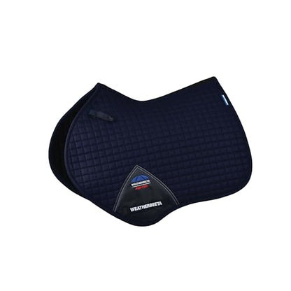 WeatherBeeta Prime Air-Tec Jump Shaped Saddle Pad - color: Navy, size: Large