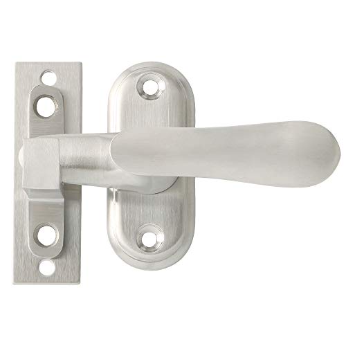 Alise Flip Latch Lock 360 Degree Swinging Gate Latches Door Lock,Brushed - color: Brushed, size: Large Size
