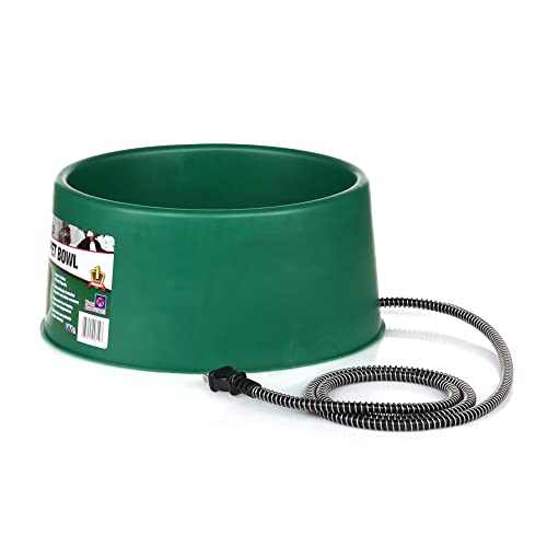 Farm Innovators Heated Pet Water Bowl, 60W, 1.5 Gallon - size: 6 Qt