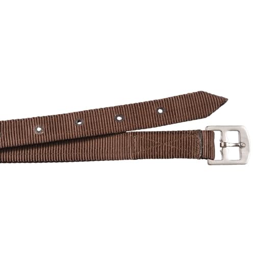 Tough 1 Equitare Nylon Stirrup Leathers - Miniature - Brown
