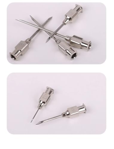 Veterinary Needles, Cattle Needle Poultry Injection Needles 12 Sticks,Suitable for Pigeons, Chickens, Ducks, Geese, Pigs, Sheep, Horses (16X38 16G) - color: 16X38 16G