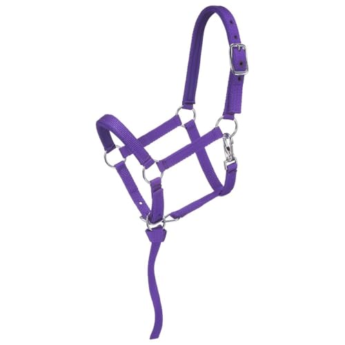 Tough 1 Nylon Padded Miniature Halter - color: Purple, size: Large
