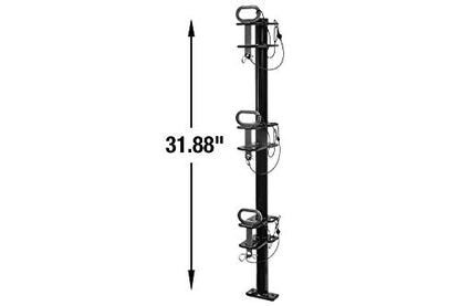 Buyers Products LT13 3-Position Lockable Trimmer Rack, Black Steel | Lockable 3-Position Steel Rack Helps Keep Trimmers Secure, Organized, And Ready To Work On Busy Landscape Trailer Routes - size: 3-Position